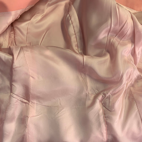 ALEXANDER MCQUEEN Size 40 Pink Wool Mohair Slim Fit Single Breasted Sport Coat