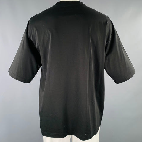 A.4.B Size L Black Cotton Oversized Long Sleeve Shirt