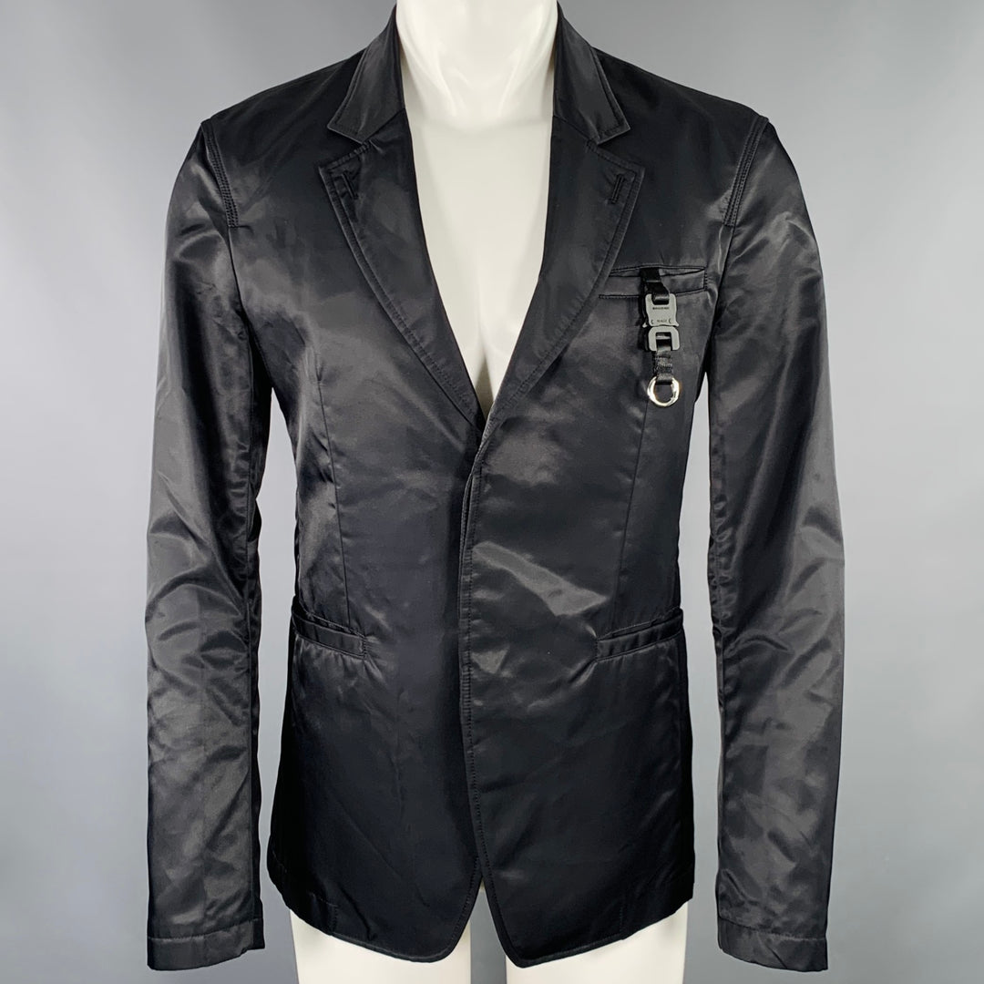 1017 ALYX 9SM Size 38 Black Nylon Single Breasted Jacket