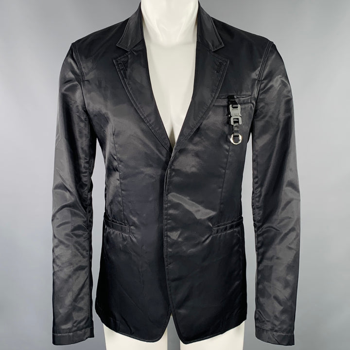 1017 ALYX 9SM Size 38 Black Nylon Single Breasted Jacket