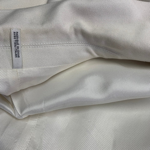 HELMUT LANG Size 8 Cream Viscose Cotton Woven Jacket Blazer