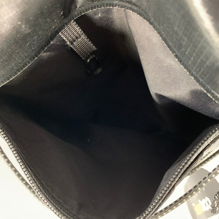 SUPREME FW17 Black White Logo Synthetic Backpack