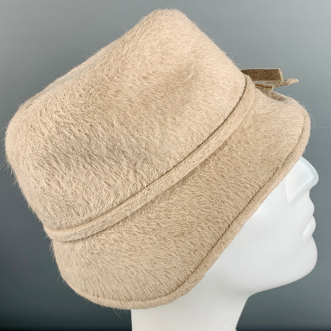 JENNIFER OUELLETTE Beige Bow Hat
