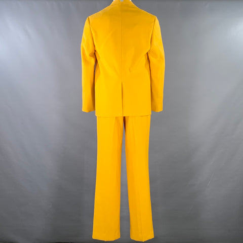 BURBERRY SS23 Size 36 Yellow Wool Double Breasted Suit