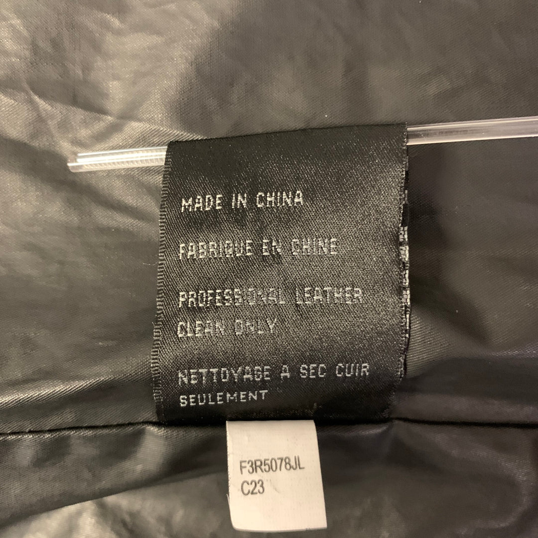 ROGUE Size M Black Leather Jacket