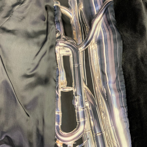 PAUL SMITH Size 36 Black Velvet Polyester Notch Lapel Sport Coat