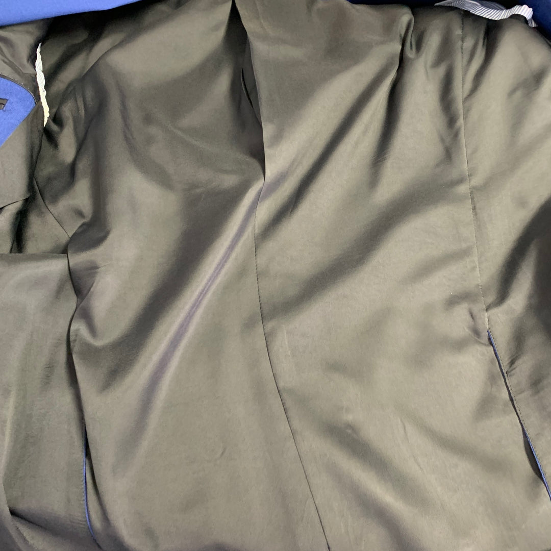 JOSEPH ABBOUD Size 40 Blue Wool Blend Single Breasted Suit
