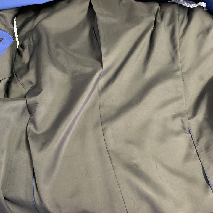 JOSEPH ABBOUD Size 40 Blue Wool Blend Single Breasted Suit