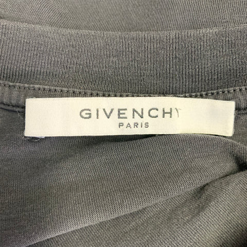 GIVENCHY Size M Black Red Mermaid Print Cotton Oversized Crew Neck T-shirt