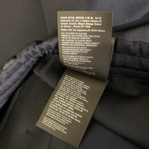 PRADA Size XL Navy Polyester Elastane Elastic Waistband Casual Pants