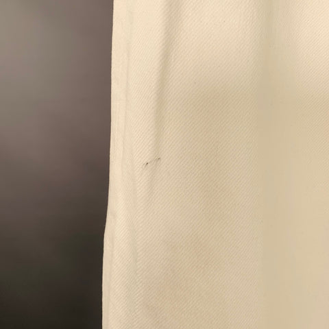 TOM FORD Size 31 White Cotton Button Fly Jeans