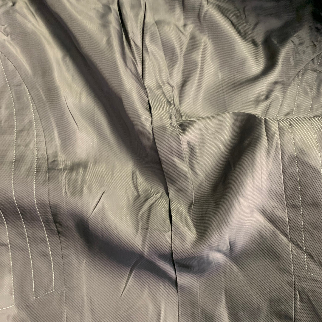 JUNYA WATANABE Size M Grey Black Houndstooth Wool Blend Slim Fit Sport Coat