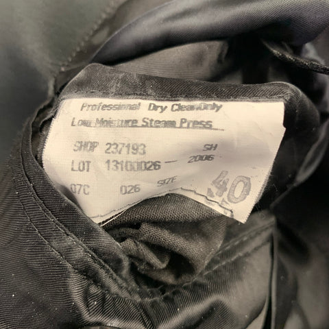 BROOKS BROTHERS Smoking en Laine Noir à un Bouton, Taille 40