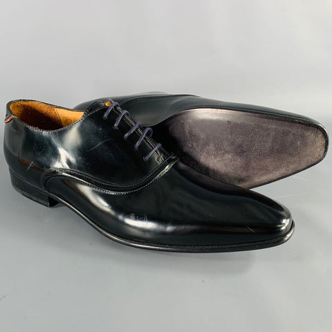 PS by PAUL SMITH Size 9.5 Black Leather Oxford Lace-Up Shoes