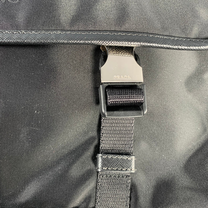 PRADA Black Nylon Messenger Bags
