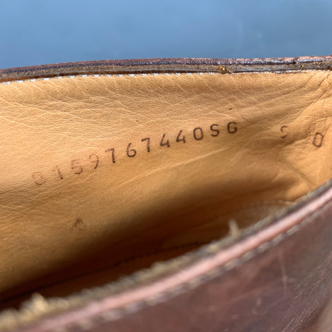 RALPH LAUREN Size 9 Brown 8159767440SG Leather Ankle Boots