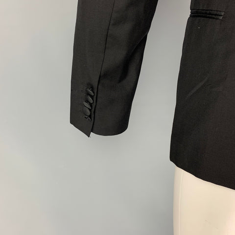 PAUL SMITH The Abbey Size 38 Regular Wool Mohair Shawl Collar Sport Coat