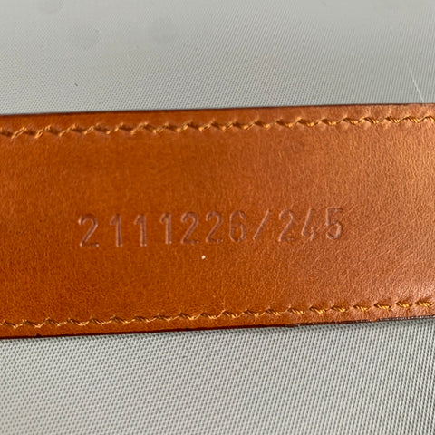 RALPH LAUREN Size 34 Brown Leather Belt