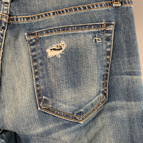 RAG & BONE Size 31 Blue Cotton Slim Five Pockets Jeans
