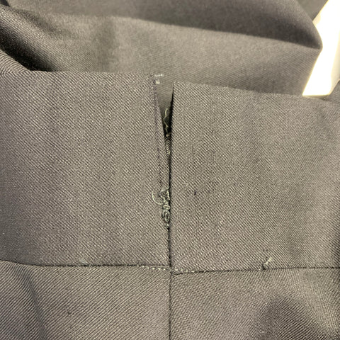 ARMANI COLLEZIONI Size 33 Black Flat Front Dress Pants