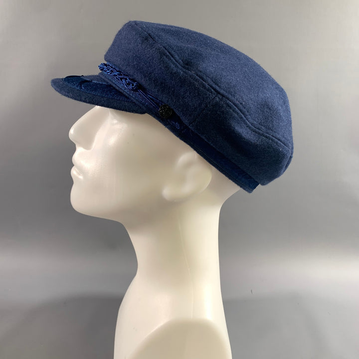 STRAIGHT TO HELL Size M Blue Wool Blend Hats