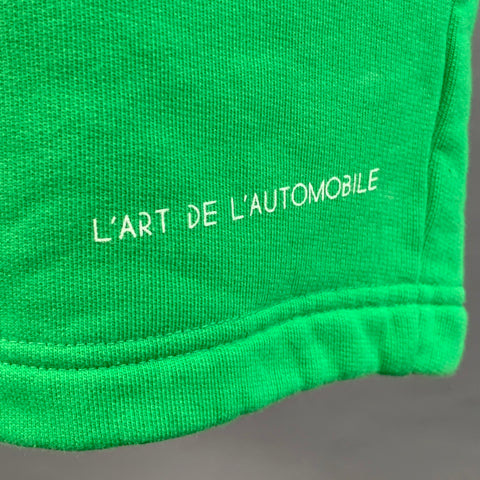 KAR Size L Green Cotton Drawstring Athletic Shorts