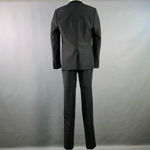 PS by PAUL SMITH Size 40 Black Wool Blend Notch Lapel Suit