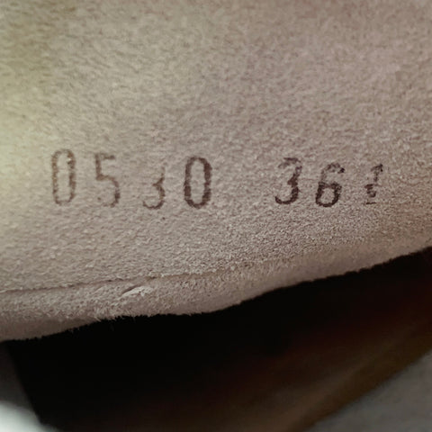 DEL CARLO Size 6.5 Grey Suede Lace-Up Derby Shoes
