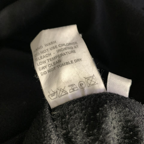 ARMANI COLLEZIONI Size 46 Black Polyester Blend Coat