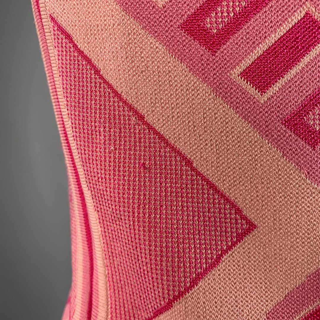 ZAC POSEN Size M Pink Fuchsia Rayon Blend Tank Dress