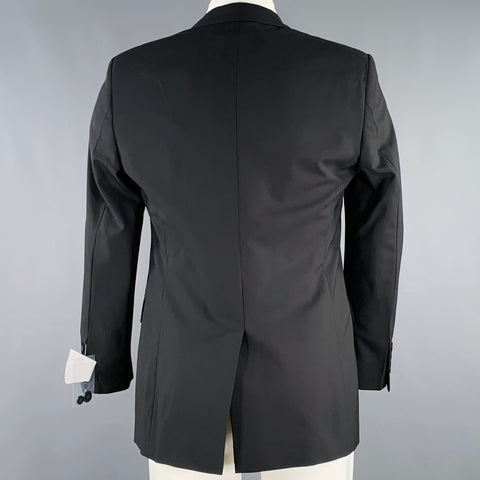 LOUIS VUITTON Taille 38 Coupe classique Veste sport en mélange de laine noire