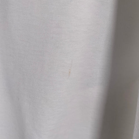 COMME des GARCONS SHIRT Size L White Cotton Oversized T-shirt