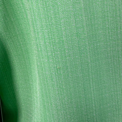 JACQUEMUS Taille S Veste blazer croisée en viscose et soie vert néon blanc Le Splash