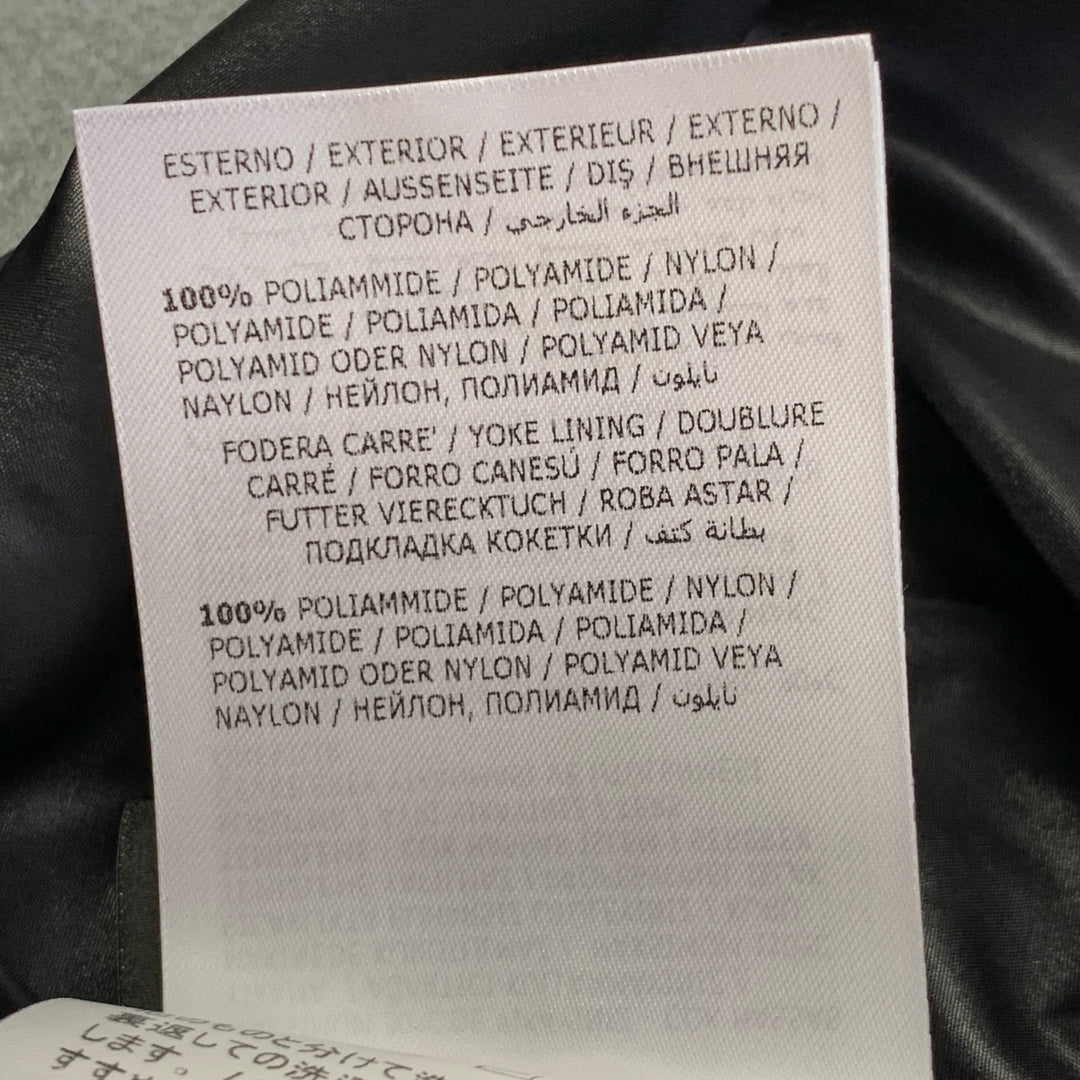 MONCLER Size XXL Black Polyamide Snaps Windbreaker Jacket