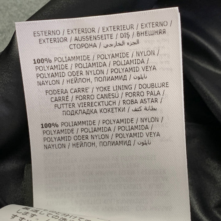 MONCLER Size XXL Black Polyamide Snaps Windbreaker Jacket