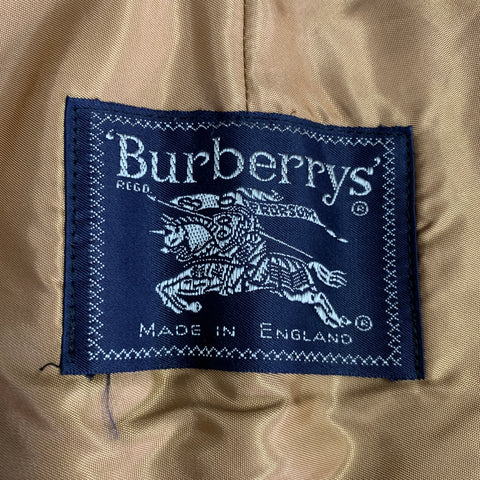 BURBERRYS Size M Beige Wool Cashmere Trench Coat