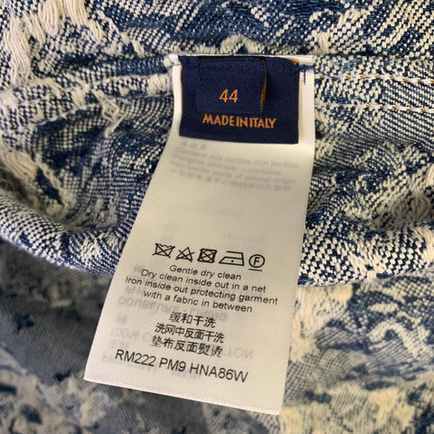 Veste en jean vieilli LOUIS VUITTON FW 2022