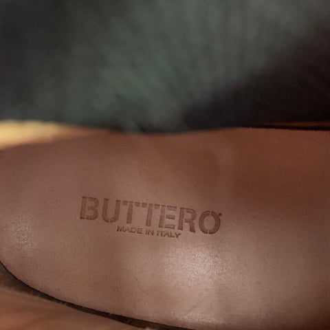 BUTTERO Bottines Chelsea en daim marron, taille 10