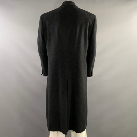 BURBERRY Chest Size 44 Size 44 Grey Dark Grey Wool Trenchcoat