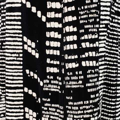 PROENZA SCHOULER Size 4 Black White Viscose Textured Sleeveless Dress
