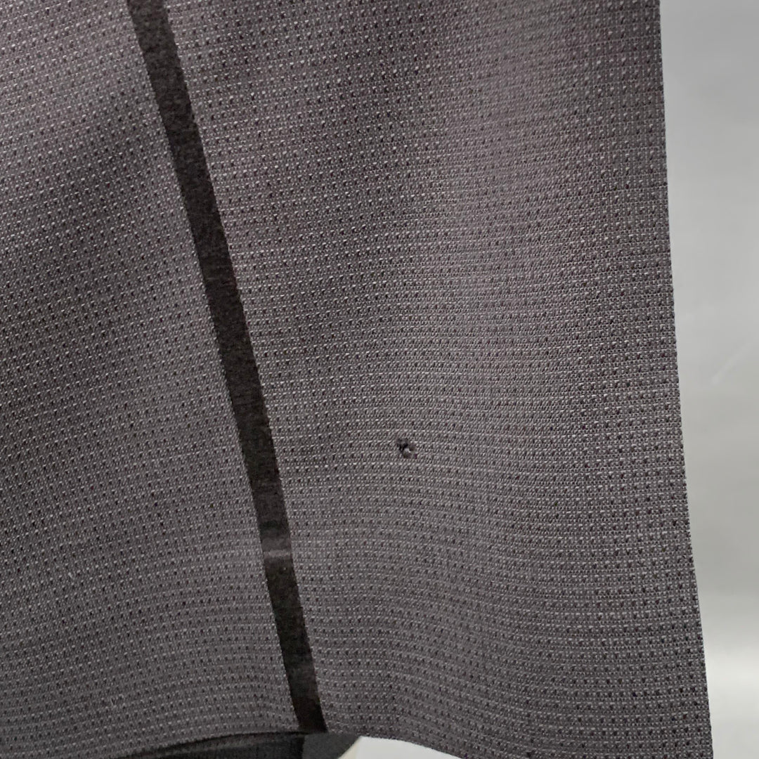 THE KOOPLES Size 38 Black Wool Woven Peak Lapel Tuxedo