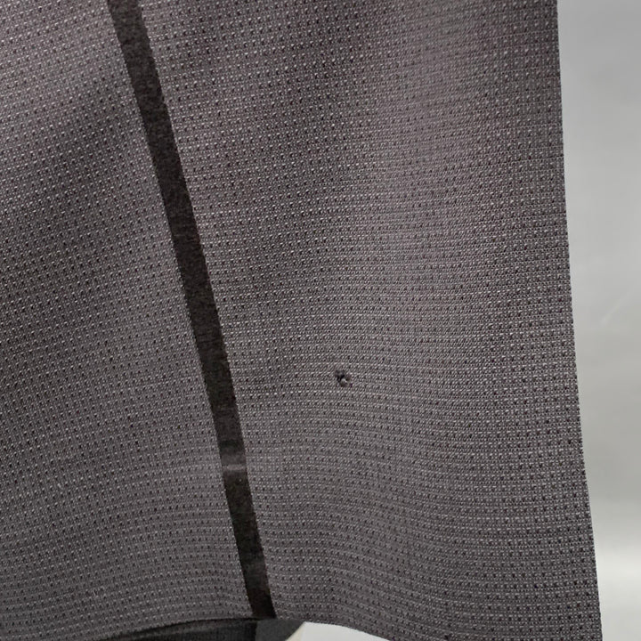 THE KOOPLES Size 38 Black Wool Woven Peak Lapel Tuxedo