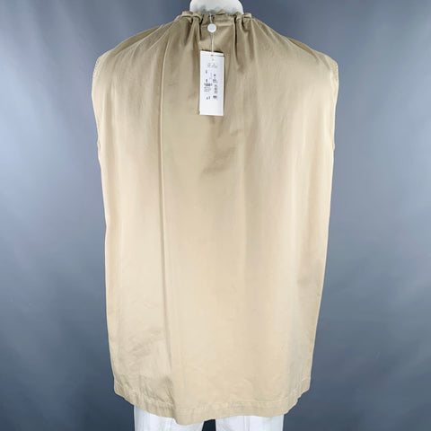 MAISON MARGIELA Size XS Khaki Cotton Cargo Pockets Dress