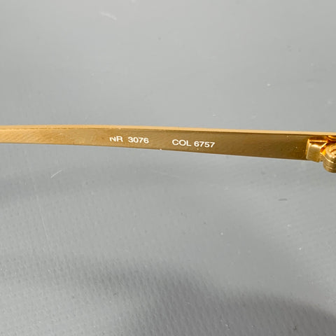 NINA RICCI -3076- Grey Gold Acetate Metal Sunglasses