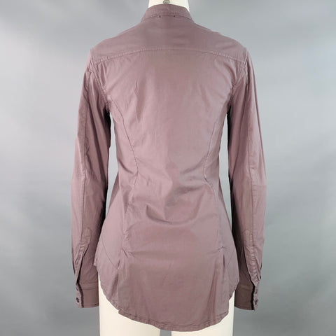 KRISTENSEN DU NORD Size S Brown Cotton Blend One Pocket Casual Top