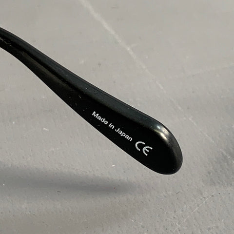 OLIVER PEOPLES Linford Black Metal Pilot Sunglasses