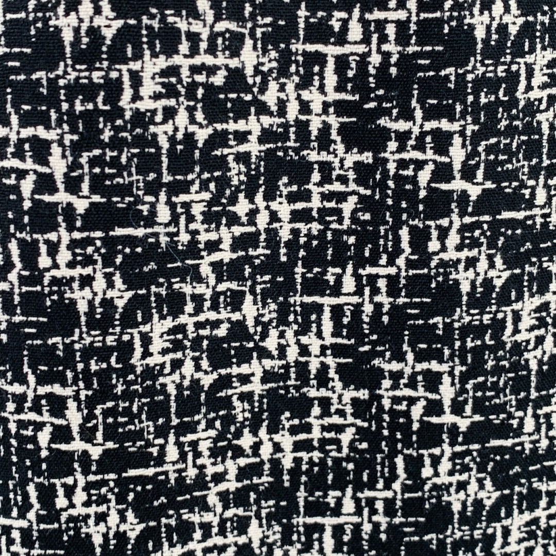 MICHAEL KORS COLLECTION Size 10 Black White Wool Tweed Shift Dress Jacket Set