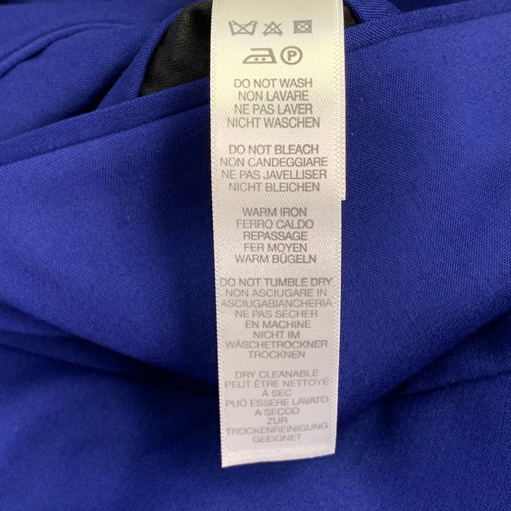 PAUL SMITH Size 42 Royal Blue Virgin Wool Blend Single Breasted Suit