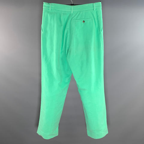 SIES MARJAN Size 36 Green Mint Twill Cotton Velvet Straight Casual Pants