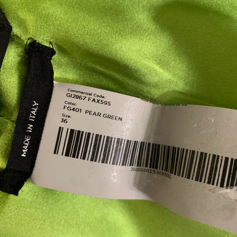 TOM FORD Size XS Green Silk Notch Lapel Blazer